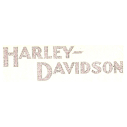 coppia di adesivi iin pvc - scritta Harley-Davidson