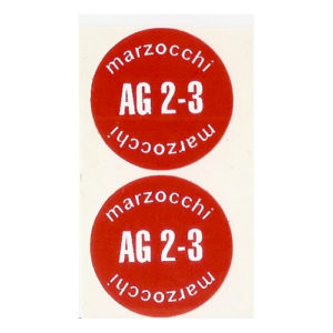 coppia adesivi in pvc per ammortizzatori AG2-3 MARZOCCHI