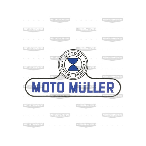 Moto Muller adhesive decalcomanie adesivi decals stickers