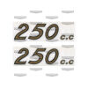 Benelli coppia adesivi pair of stickers PVC 250 cc